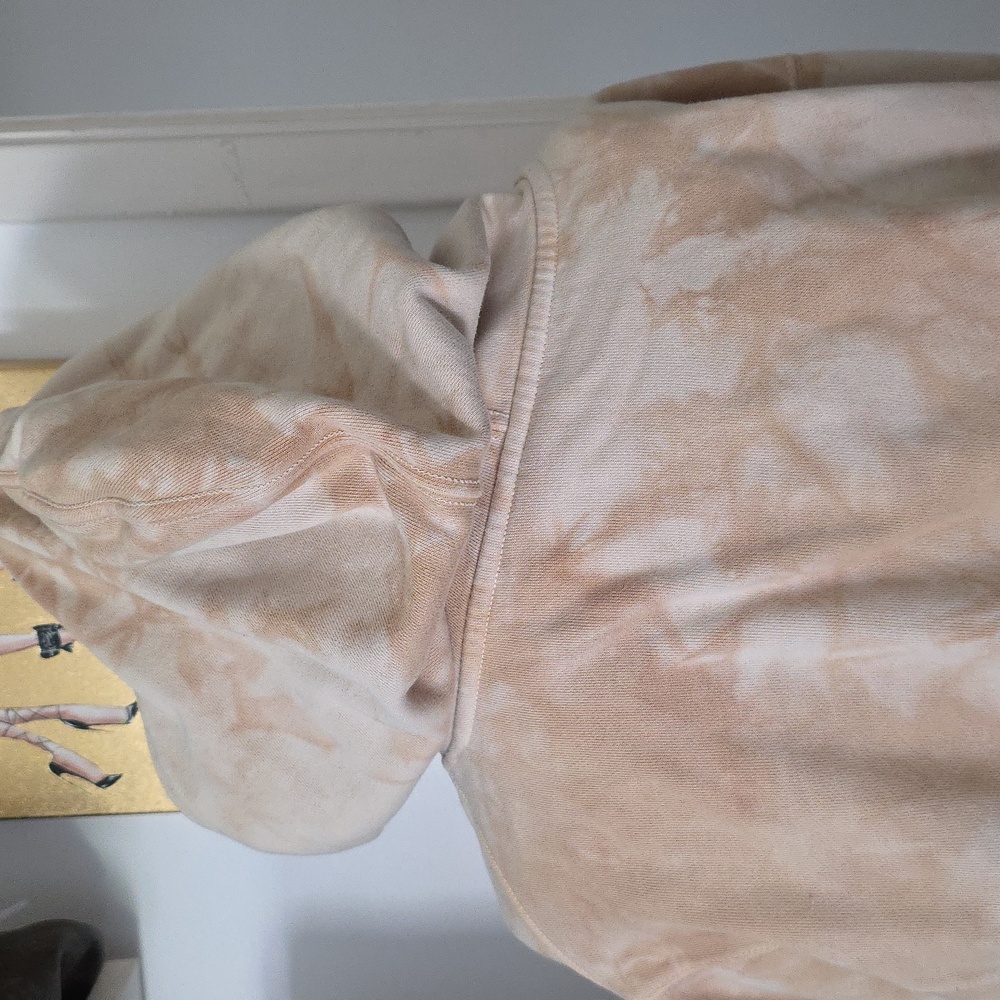 Unisex Cream Hoodie Sweater SIZE S/M - Picture 7 of 10